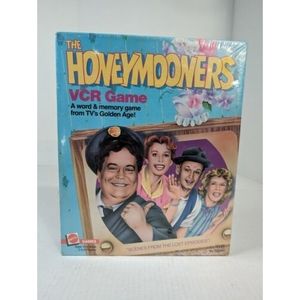 The Honeymooners VCR VHS TV Game Mattel 1986 Complete Vintage Sealed‎ NIB